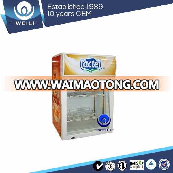 2016 Top sale mini ice cream display freezer